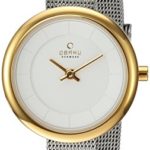 Obaku Women’s Quartz Stainless Steel Dress Watch, Color:Silver-Toned (Model: V146LXGIMC)