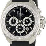 Freelook Women’s HA6303-1X Aquamarina Iii Black Band Black Dial Swarovski Bezel Watch