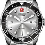 Swiss Military 6-5213.04.001 Mens Aqualiner Silver Steel Bracelet Watch