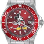 Invicta Men’s ‘Disney Limited Edition’ Automatic Stainless Steel Casual Watch, Color:Silver-Toned (Model: 24609)