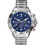 Nautica Watches Mens NST Stainless Steel Chronograph Watch