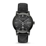 Burberry Watch Swiss Made Black Leather BU9906