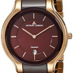 Jacques Lemans Men’s 1-1581K Dublin Analog Display Quartz Multi-Color Watch