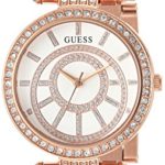 GUESS Women’s Quartz Stainless Steel Casual Watch, Color:Rose Gold-Toned (Model: U1008L3)