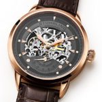 Stuhrling Original Men’s 133.3345K54 Executive Automatic Self Wind Skeleton Leather Strap Watch