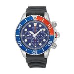 Seiko Men’s Silvertone Solar Chronograph Diver Watch