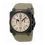 Bell and Ross Aviation Desert Type Chronograph Automatic Mens Watch BR03-94-DESERT TYPE