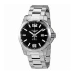 Longines Conquest Black Dial Automatic Mens Watch L37784586