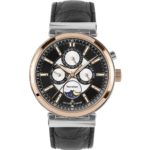 Jacques Lemans Men’s 1-1698B Verona Classic Analog Chronograph with Moonphase Watch