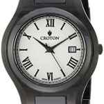 CROTON Men’s ‘Millenium’ Quartz Stainless Steel Watch, Color:Black (Model: CN307530BKSL)