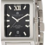 Charles Hubert Rectangular SS Mens Wrist Watch 3667BM