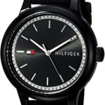 Tommy Hilfiger Women’s ‘EVERYDAY SPORT’ Quartz Resin and Silicone Casual Watch, Color:Black (Model: 1781815)