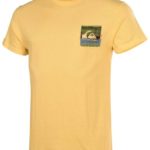 Quiksilver Men’s Watch Out Graphic T-Shirt-Yellow