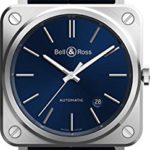 Bell & Ross Aviation Men’s Watch BRS92-BLU-ST/SCR | BR S-92 BLUE STEEL