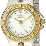 Invicta Women’s 0136 “Wildflower Collection” 18k Gold-Plated Stainless Steel Watch