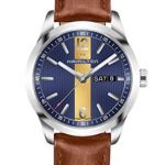 Men’s Hamilton Broadway Day Date Quartz Brown Leather Strap Watch H43311541