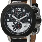 Swiss Legend Men’s 10538-01-BB-SP Scubador Collection Chronograph Black Leather Watch