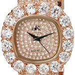 Adee Kaye Women’s AK26N-LRG/CR Bijou Analog Display Quartz Rose Gold Watch