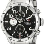 Tommy Hilfiger Men’s 1791141 Cool Sport Analog Display Quartz Silver Watch