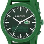 Lacoste Men’s ‘12.12-TECH’ Quartz Plastic and Rubber Smart Watch, Color:Green (Model: 2010883)