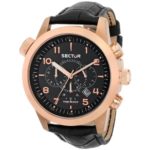 Sector Men’s R3271602007 Oversize Analog Display Quartz Black Watch