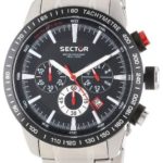 Sector Men’s R3273975002 Racing Stainless Steel Watch with Link Bracelet