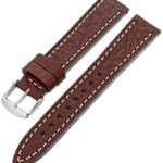 Hadley-Roma Men’s MSM894RB-180 18-mm Brown Genuine Leather Watch Strap