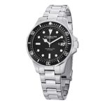 Stuhrling Original Men’s 664.01 Aquadiver Quartz Date Stainless Steel Link Bracelet Diver Watch