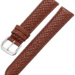 Hadley-Roma Men’s MSM843RR-180 18-mm Tan Genuine Leather Watch Strap