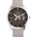 Obaku Watches Mens Multifunction Stainless Steel Mesh Watch