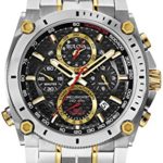 Bulova Men’s 98B228 Precisionist Analog Display Japanese Quartz Two Tone Watch