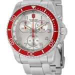 Victorinox Swiss Army Men’s 241434 Maverick GS Silver Chronograph Dial Watch