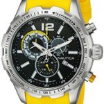 Nautica Men’s NAD15514G NST 30 Analog Display Quartz Yellow Watch