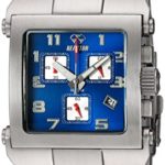 REACTOR Men’s ‘MC2’ Quartz Stainless Steel Watch, Color:Silver-Toned (Model: 61103)