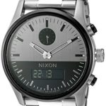 Nixon Men’s A932131 Duo Analog-Digital Display Swiss Quartz Silver Watch