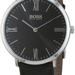 Hugo Boss Jackson Steel Mens Strap Watch Quartz BlackDial 1513369