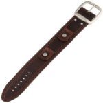 Hadley-Roma Men’s MSM912RB-180 18-mm Brown Genuine Leather Watch Strap