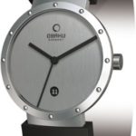 Obaku Women’s V118LCCXB Black Stainless-Steel Quartz Watch with Silver Dial