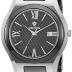 CROTON Men’s CN307530TNBK Analog Display Quartz Silver Watch