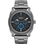 Fossil Machine Chronograph Smoke Stainless Steel Watch