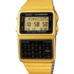 Casio #DBC611G-1D Men’s Gold Tone 25 Memory Calculator Databank Watch