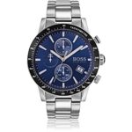 Hugo Boss Men’s Rafale Watch 1513510 Silver 44mm Stainless Steel