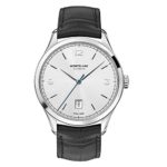 Montblanc Heritage Chronometrie Automatic Black Alligator Leather Mens Watch 112533