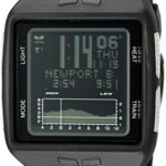 Vestal Unisex BRG030 Brig Digital Square Black Watch