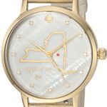 kate spade new york Women’s KSW1298 Metro Analog Display Japanese Quartz Gold Watch