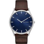 Skagen Holst Slim Leather Watch