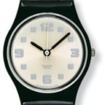 Swatch LB160G chessboard white dial stainless steel bracelet women watch NEW