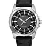 Bulova Men’s 96B158 Precisionist Leather Strap Watch