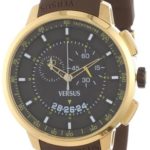 Versus by Versace Men’s SGV060013 Manhattan Gold Ion-Plated Stainless Steel Chronograph Tachymeter Date Watch