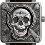 Bell & Ross Aviation BR0192-SKULL-BURN